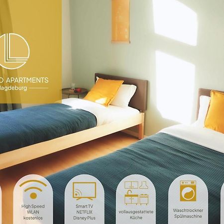 Luvono Apartments - 2 Schlafzimmer / Netflix / Disney+ Magdeburg Exteriör bild